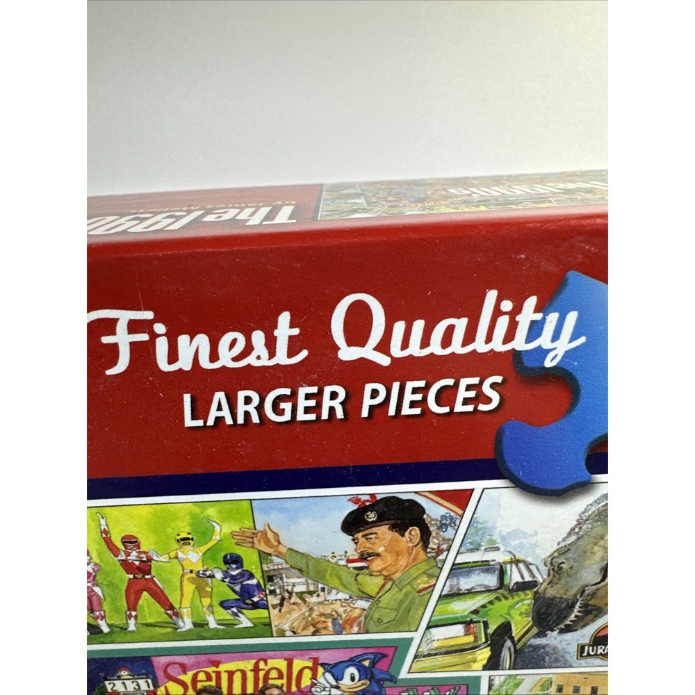 NEW White Mountain Jigsaw Puzzle THE 1990'S Collage 1000 Piece 24X30 Mellett 90s - Picture 4 of 16